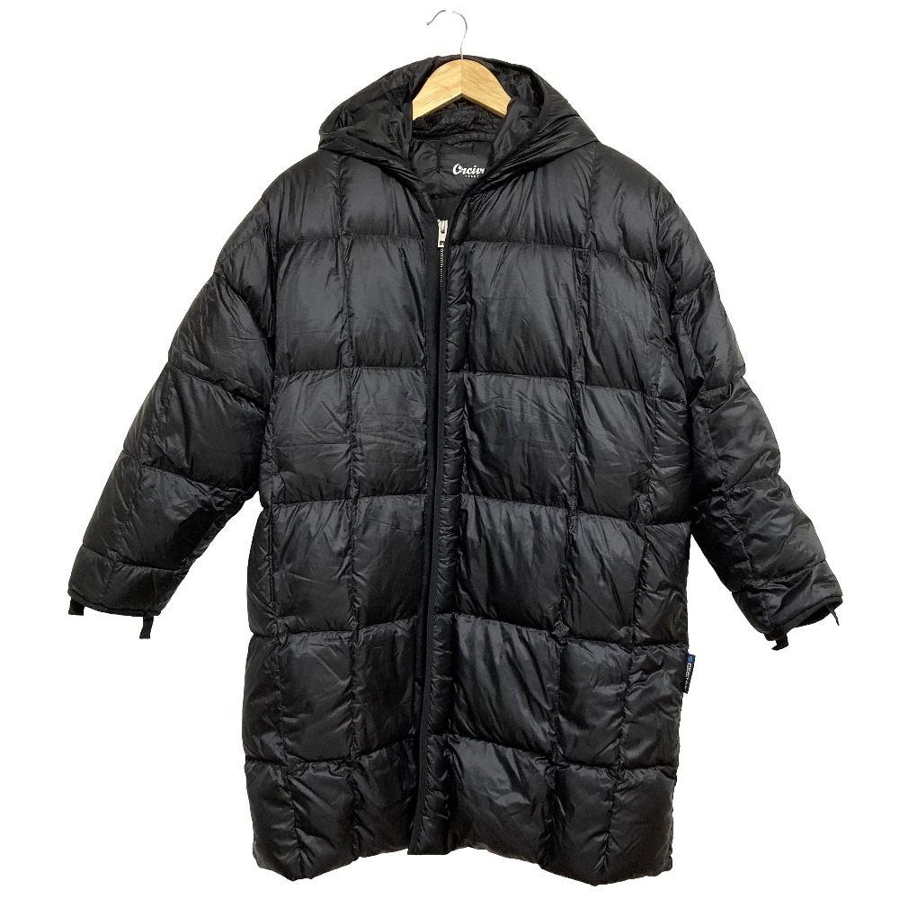 【中古】美品 ORCIVAL オーシバル PERTEX ライトダウンコート サイズ1 ブラック レディース Luxs ブランド古着のリュクス