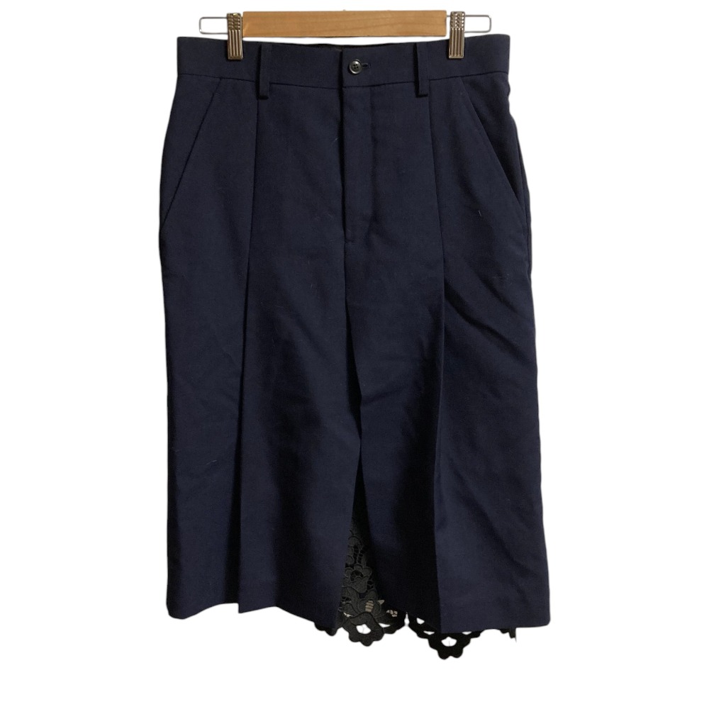 【中古】新品同様 TOGA PULLA トーガプルラ OX LACE SKIRT オックスレーススカート TP242-FG217 サイズ36 ネイビー レディース Luxs ブランド古着のリュクス