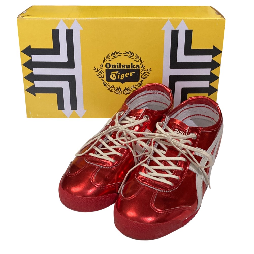 【中古】美品 Onitsuka Tiger オニツカタイガー MEXICO 66 SD メキシコ スニーカー 1183C468-701 22.5cm レッド レディース Luxs ブランド古着のリュクス 8,911円