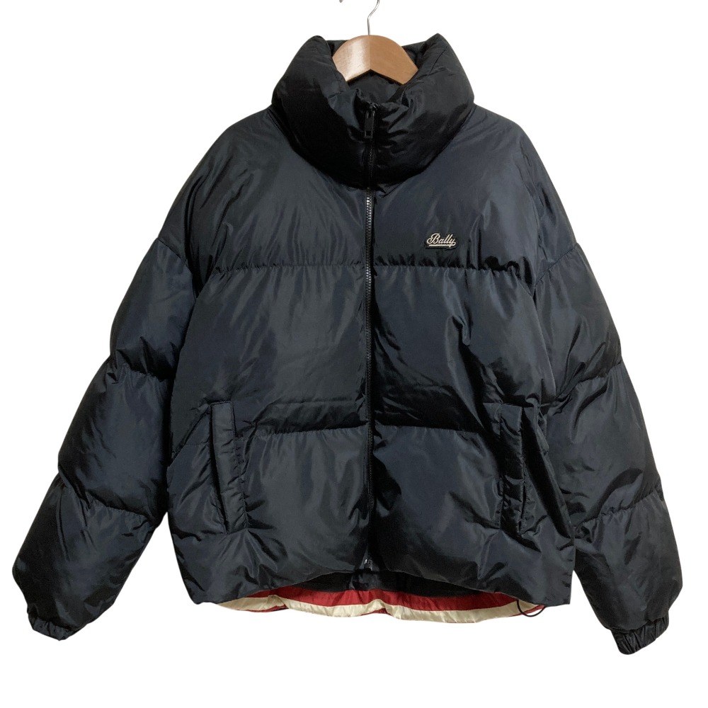 【中古】美品 BALLY バリー ショート丈 パデッドジャケット ブルゾン サイズXS ブラック レディース Luxs ブランド古着のリュクス