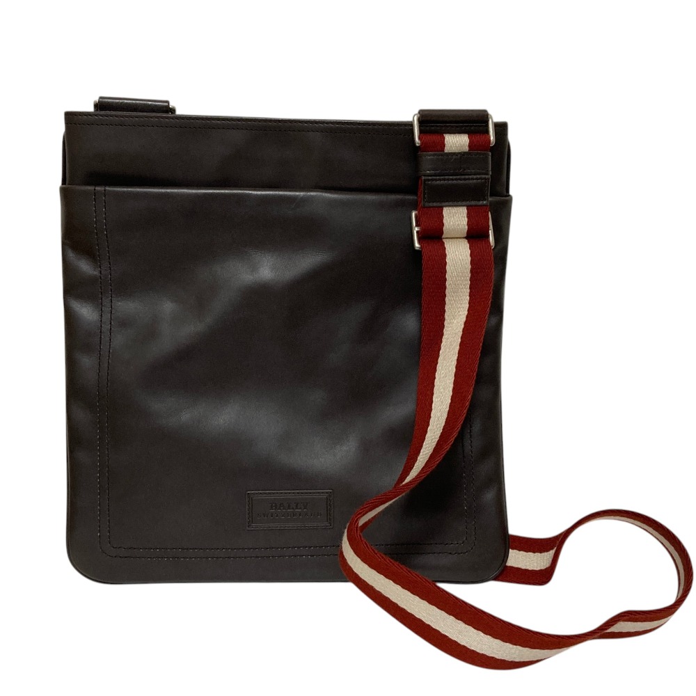 【中古】良品 BALLY バリー レザー メッセンジャー ショルダーバッグ ブラウン メンズ レディース Luxs ブランド古着のリュクス 17,352円