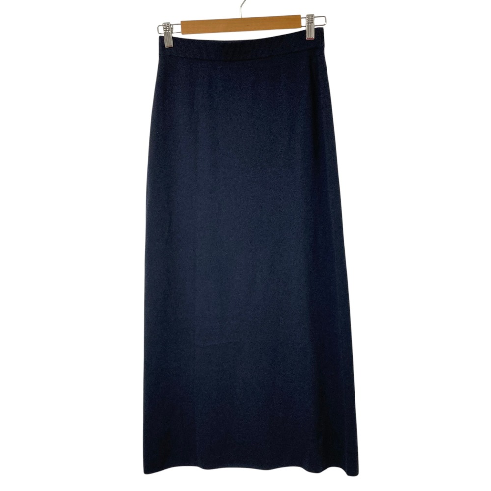 【中古】良品 25AW L'Appartement アパルトモン Relax Knit Skirt イージーニットスカート ネイビー レディース Luxs ブランド古着のリュクス