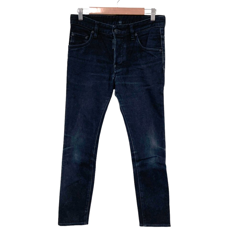 【中古】美品 DSQUARED2 ディースクエアード SKATER JEAN スケータージーンズ デニムパンツ サイズ44 ブラック メンズ Luxs ブランド古着のリュクス