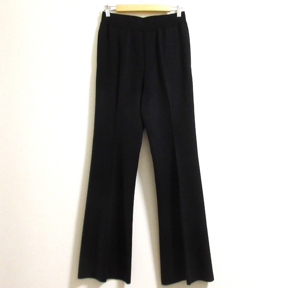 【中古】美品 Deuxieme Classe ドゥーズィエムクラス Silk Looker パンツ サイズ38 ブラック レディース Luxs ブランド古着のリュクス