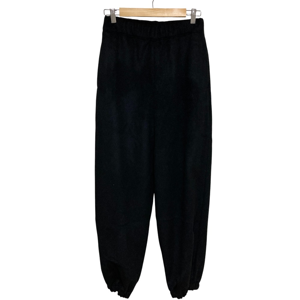 【中古】未使用 25AW UNION LAUNCH ユニオンランチ GATHER PT ウールアンゴラ イージーパンツ 0602WAC サイズS ブラック レディース Luxs ブランド古着のリュクス