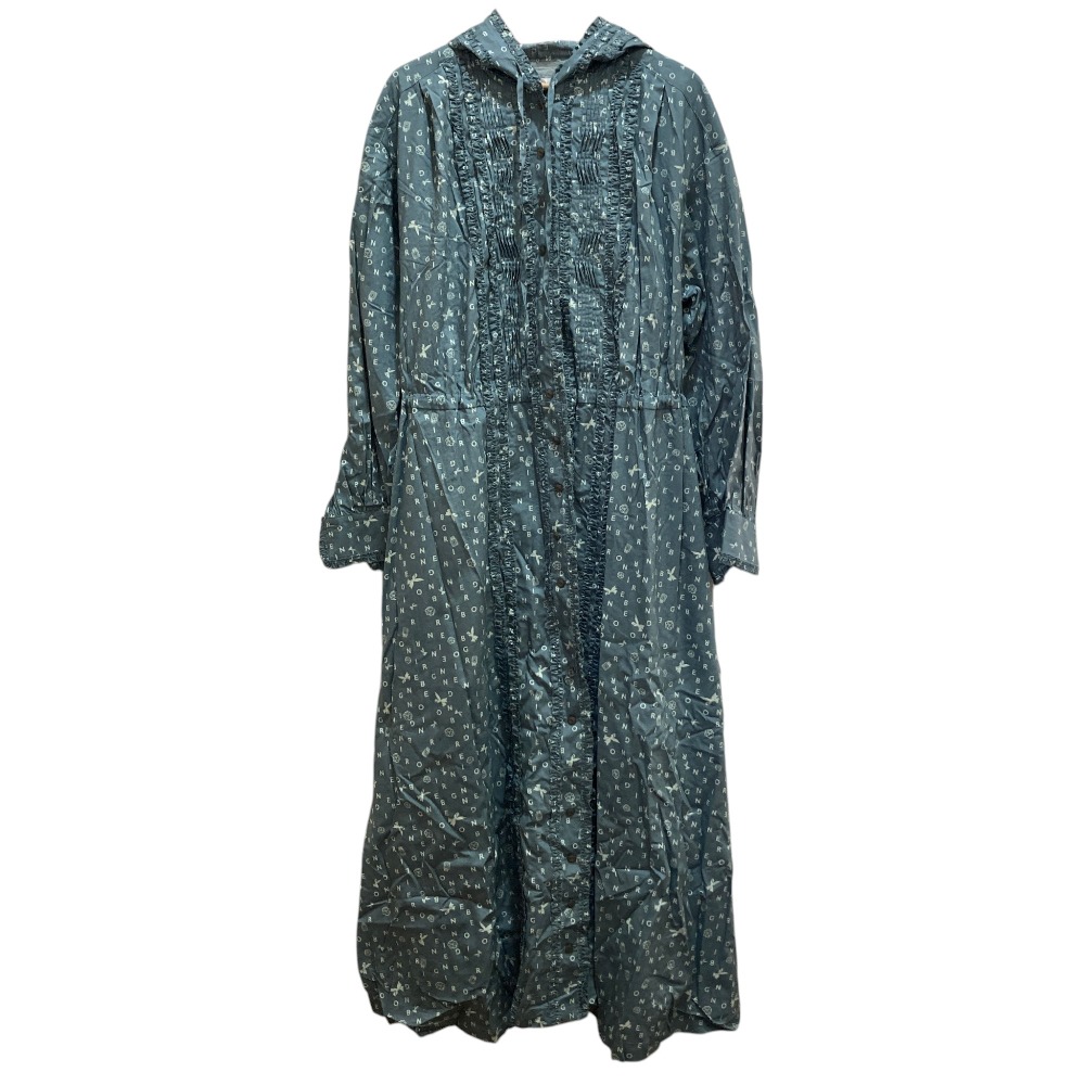 【中古】美品 INGEBORG インゲボルグ ランダムロゴpt.ワンピース A2251FA205 グリーン レディース Luxs ブランド古着のリュクス|Luxs(ブランド古着のリュクス)