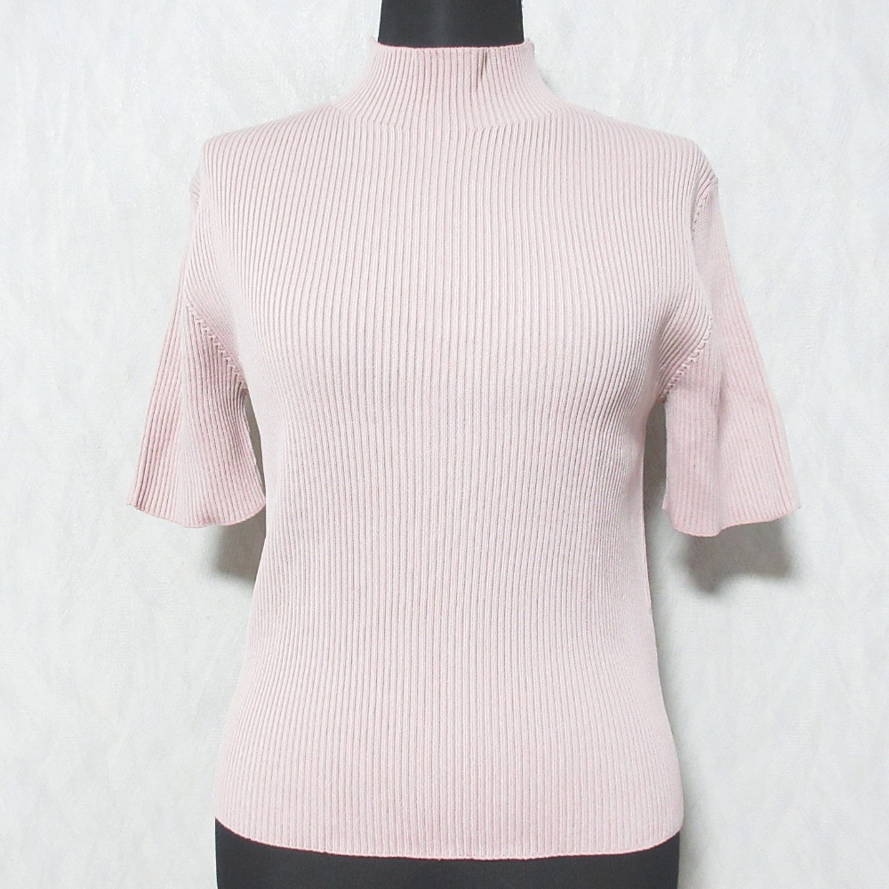 【中古】良品 CFCL シーエフシーエル PORTRAIT TOP ニットカットソー CF003KN068 3 ピンク レディース Luxs ブランド古着のリュクス