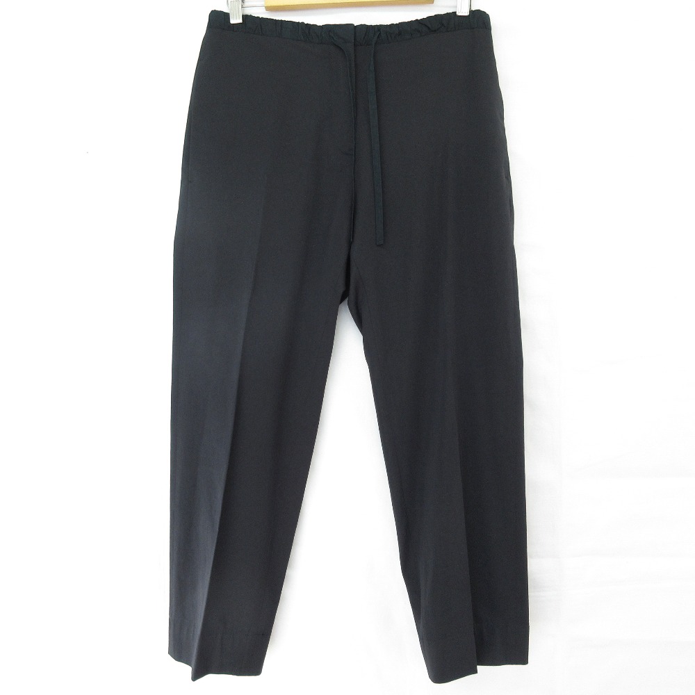 【中古】美品 JIL SANDER ＋ ジルサンダープラス イージー テーパードパンツ サイズ34 ネイビー レディース Luxs ブランド古着のリュクス