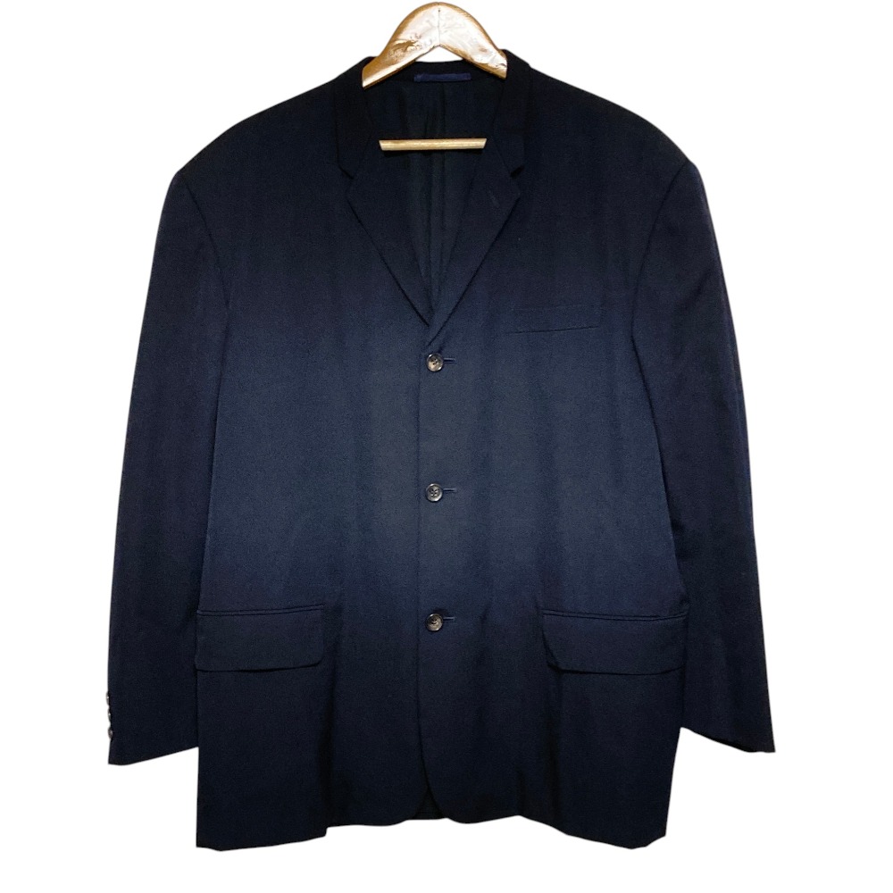 【中古】良品 COMME des GARCONS HOMME コムデギャルソンオム テーラードジャケット サイズL ネイビー メンズ Luxs ブランド古着のリュクス|Luxs(ブランド古着のリュクス)