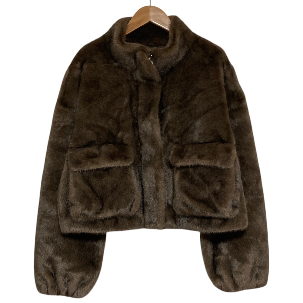 【中古】未使用 25AW ATTENTIF アトランティフ エコファーショートブルゾン A0854LB 442 サイズ4 ダークブラウン レディース Luxs ブランド古着のリュクス｜Luxs（ブランド古着のリュクス） 14,571円