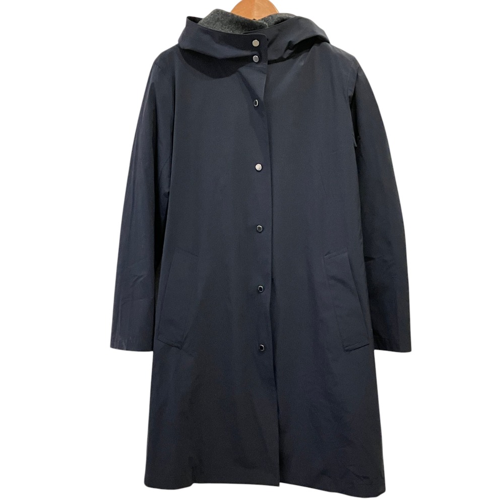 【中古】良品 MACKINTOSH LONDON マッキントッシュロンドン ウールライナー 3way フーデッドコート 38 ネイビー レディース Luxs ブランド古着のリュクス