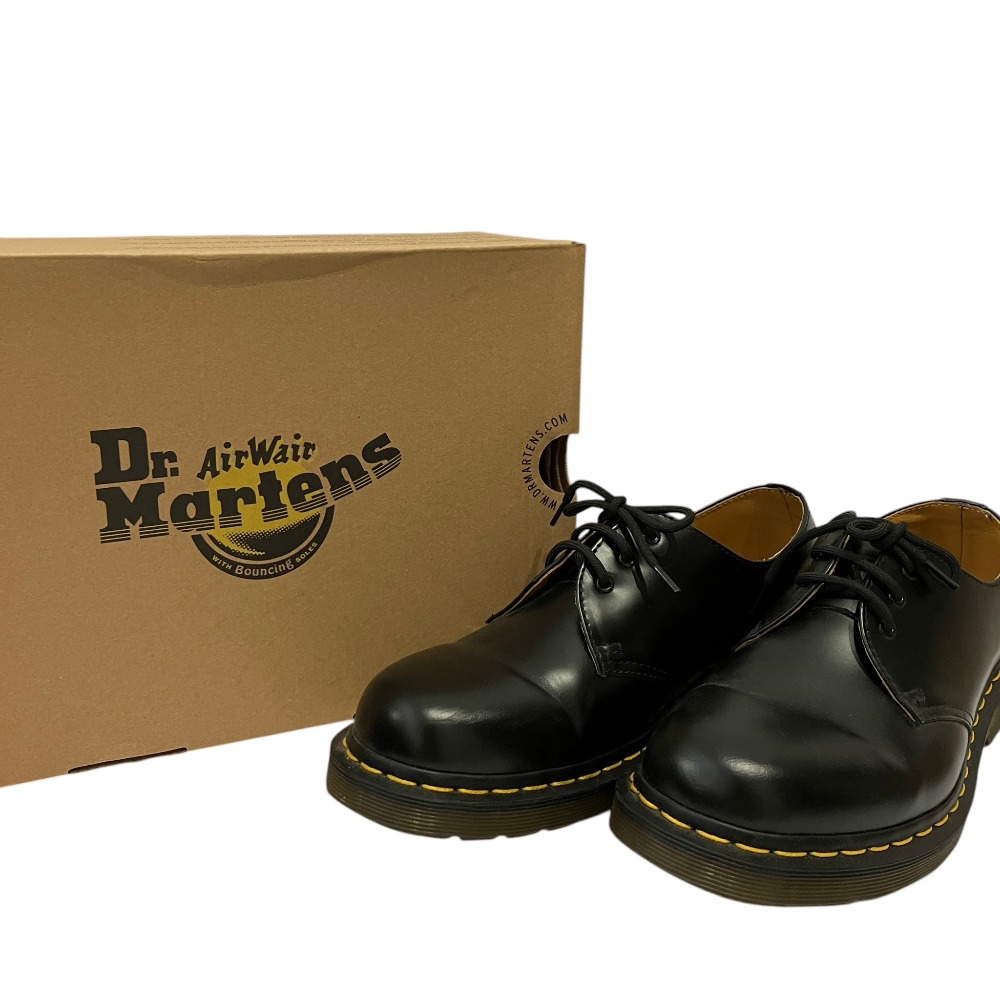 【中古】良品 DR. MARTENS ドクターマーチン 3EYE スムースレザー シューズ 1461 UK6 ブラック レディース Luxs ブランド古着のリュクス