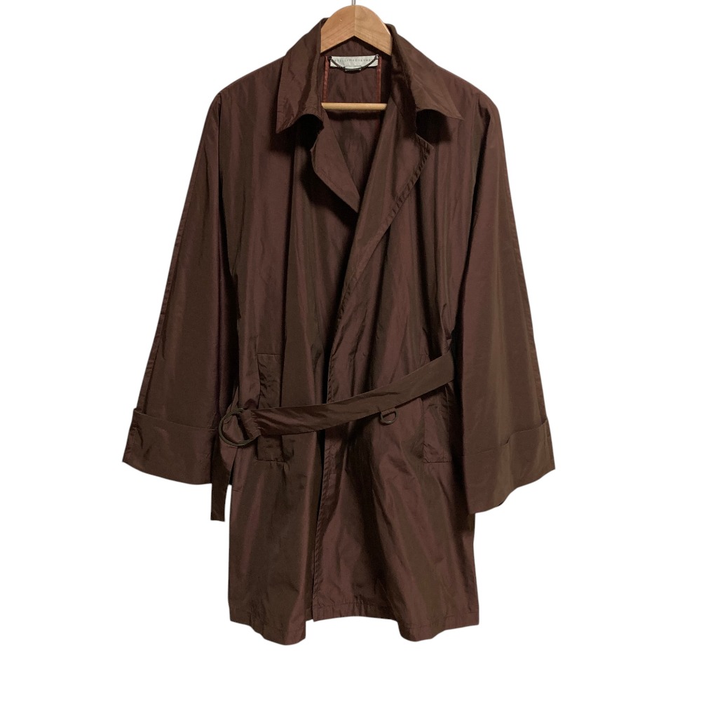 【中古】良品 STELLA McCARTNEY ステラマッカートニー ベルテッドコート サイズ42 ブラウン レディース Luxs ブランド古着のリュクス