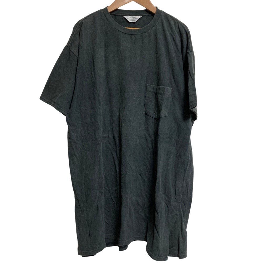 【中古】美品 UNUSED アンユーズド Long T-Shirts ユーズド加工 ショートスリーブ ロングTシャツ カットソー US1112 サイズ1 グレー メンズ Luxs ブランド古着のリュクス