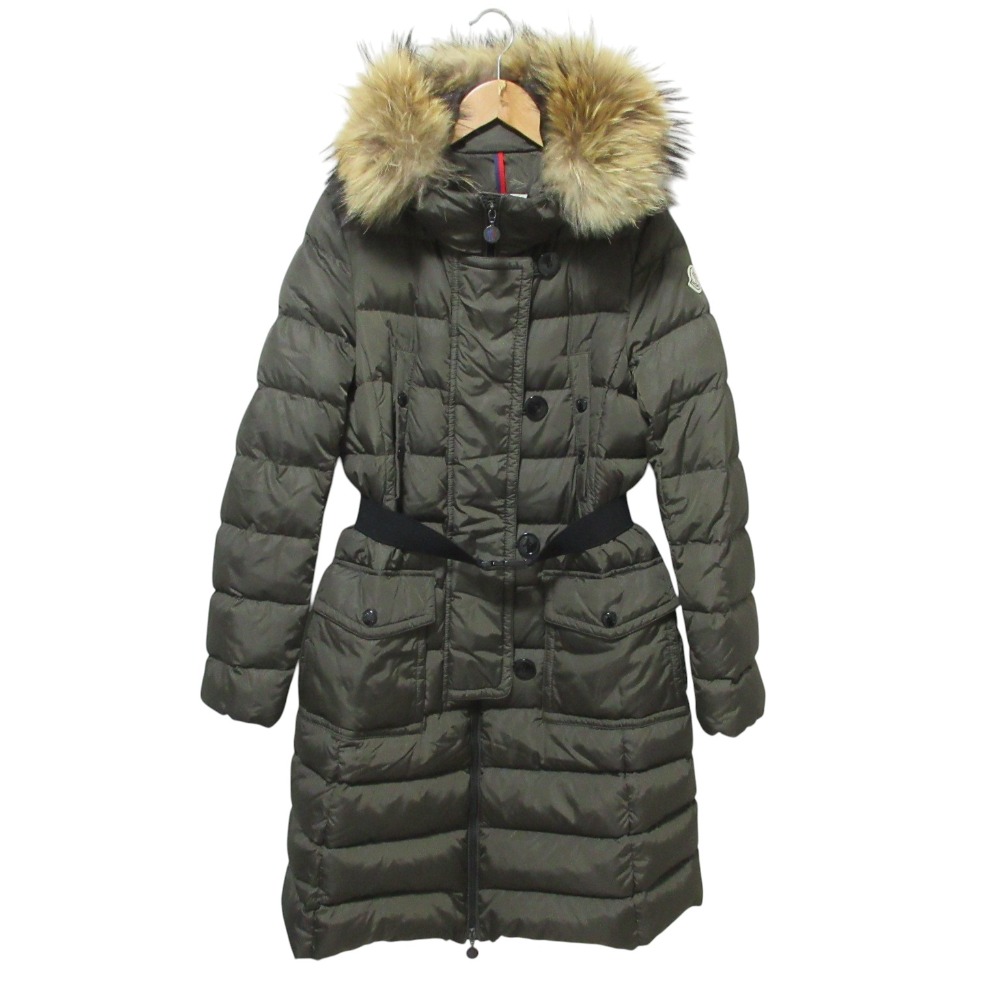 【中古】良品 MONCLER モンクレール GENEVRIER ラクーンファー フーデッド ダウンコート 1 カーキ レディース Luxs ブランド古着のリュクス｜Luxs（ブランド古着のリュクス） 49,110円