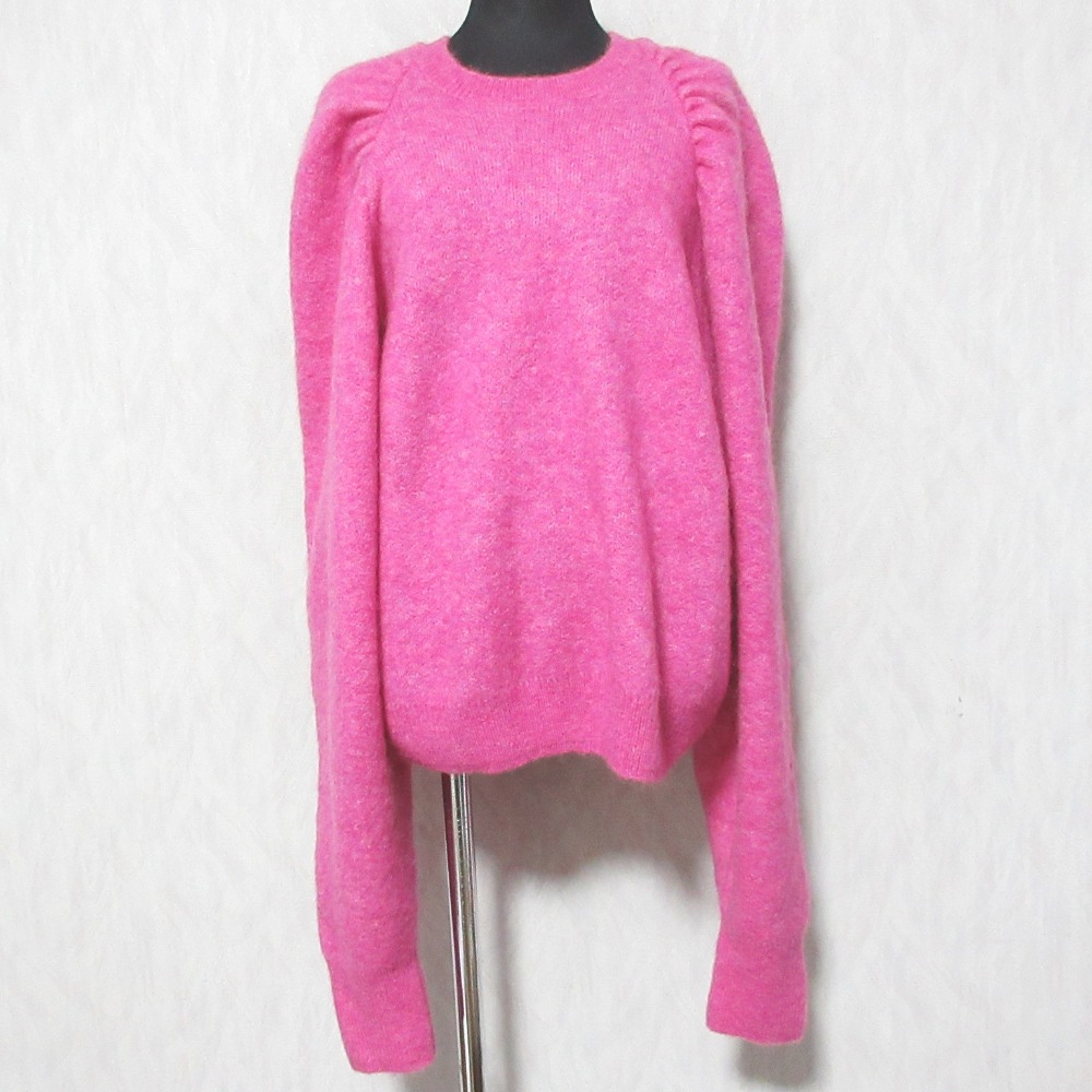 【中古】良品 ROTATE ロテート Birger Christensen BRINNA JUMPER コンシャススリーブ ニットセーター サイズUK14 ピンク レディース Luxs ブランド古着のリュクス