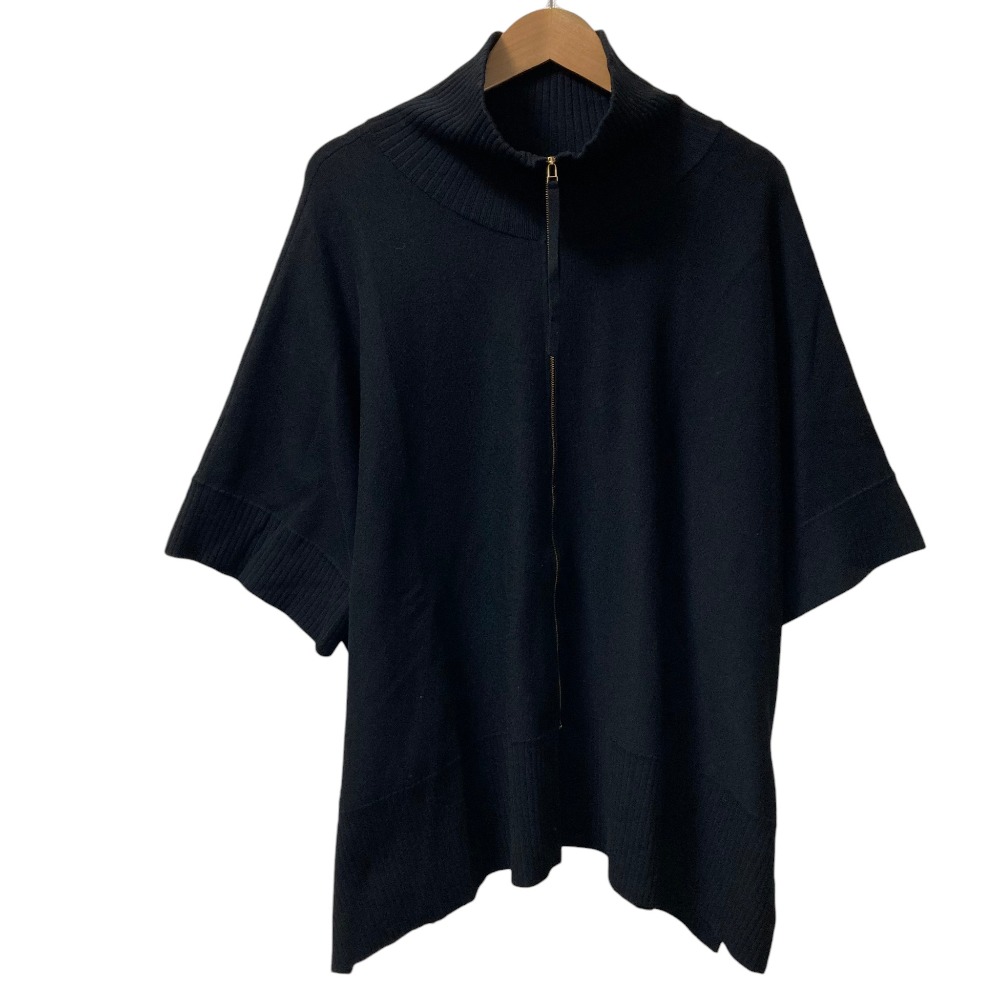 【中古】美品 Liesse リエス 大草直子さんコラボ リブアームウォーマー付き 2WAYケープジップニット ブラック レディース Luxs ブランド古着のリュクス 13,561円