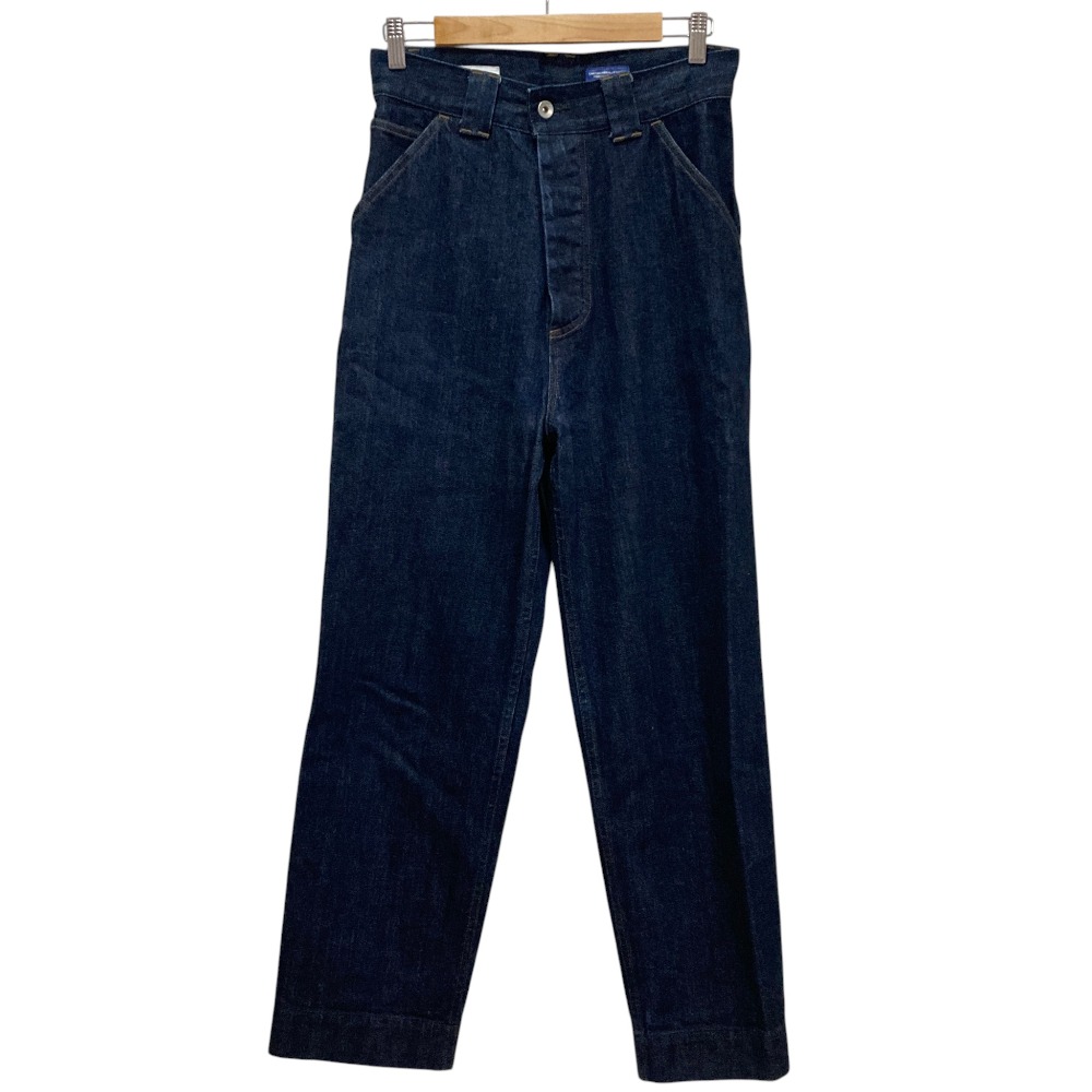 【中古】良品 MHL. × CANTONOVERALLS エムエイチエル CANTON DENIM ストレート デニムパンツ W27 インディゴブルー レディース Luxs ブランド古着のリュクス 6,541円