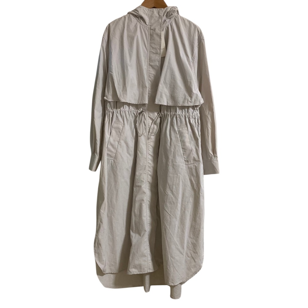 【中古】未使用 JILL by JILLSTUART ジルバイジルスチュアート ナイロンロングコート Sサイズ グレージュ レディース Luxs ブランド古着のリュクス
