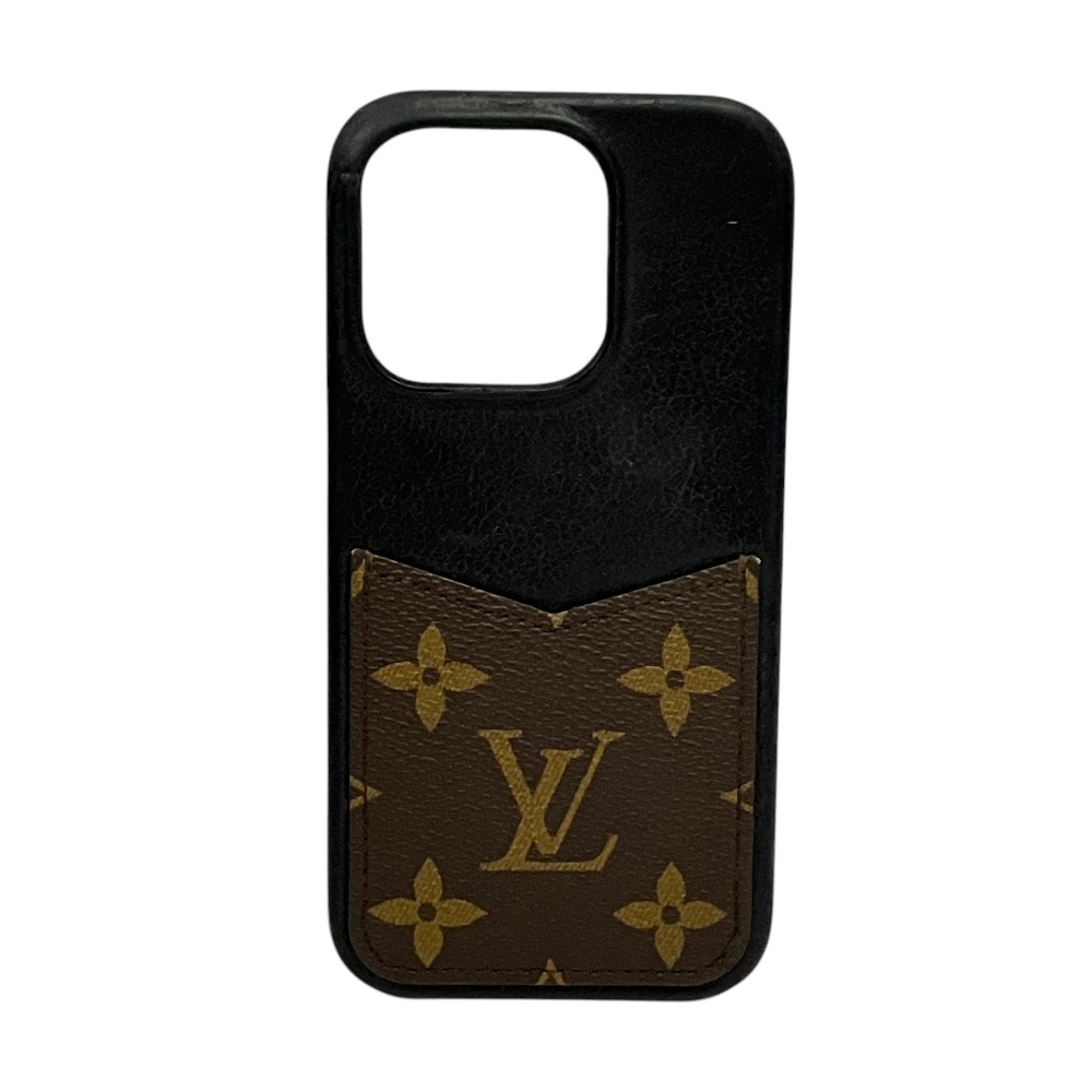 【中古】 Louis Vuitton ルイヴィトン iPhone 15pro ケース M82887 ブラック メンズ レディース Luxs ブランド古着のリュクス｜Luxs（ブランド古着のリュクス）