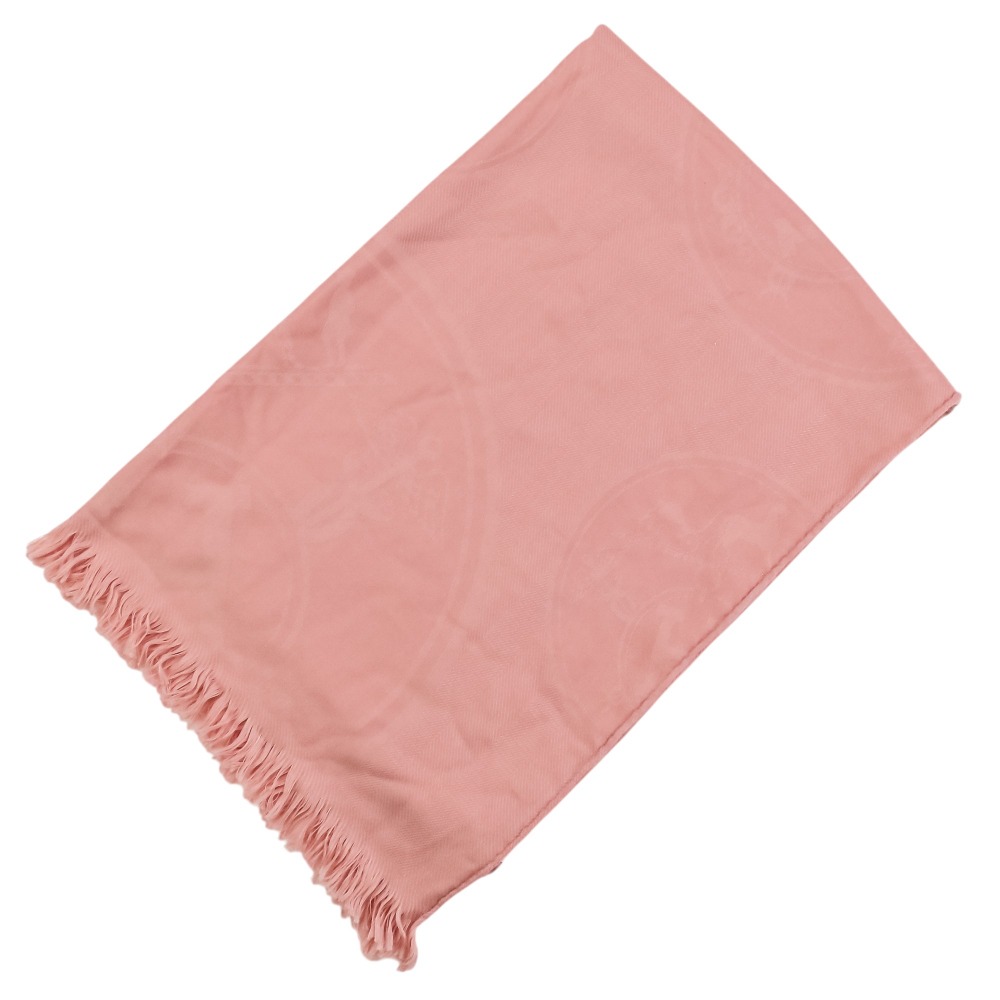 【中古】未使用 Hermes エルメス ニューリブリス ROSE POUDRE シルクブレンド カシミヤ 大判 ストール ショール 262494S ピンク レディース Luxs ブランド古着のリュクス｜Luxs（ブランド古着のリュクス）