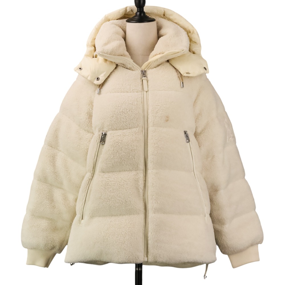 【中古】 Mackage マッカージュ EDANA-TD ボア ダウンジャケット ブルゾン XS ホワイト レディース Luxs ブランド古着のリュクス｜Luxs（ブランド古着のリュクス）