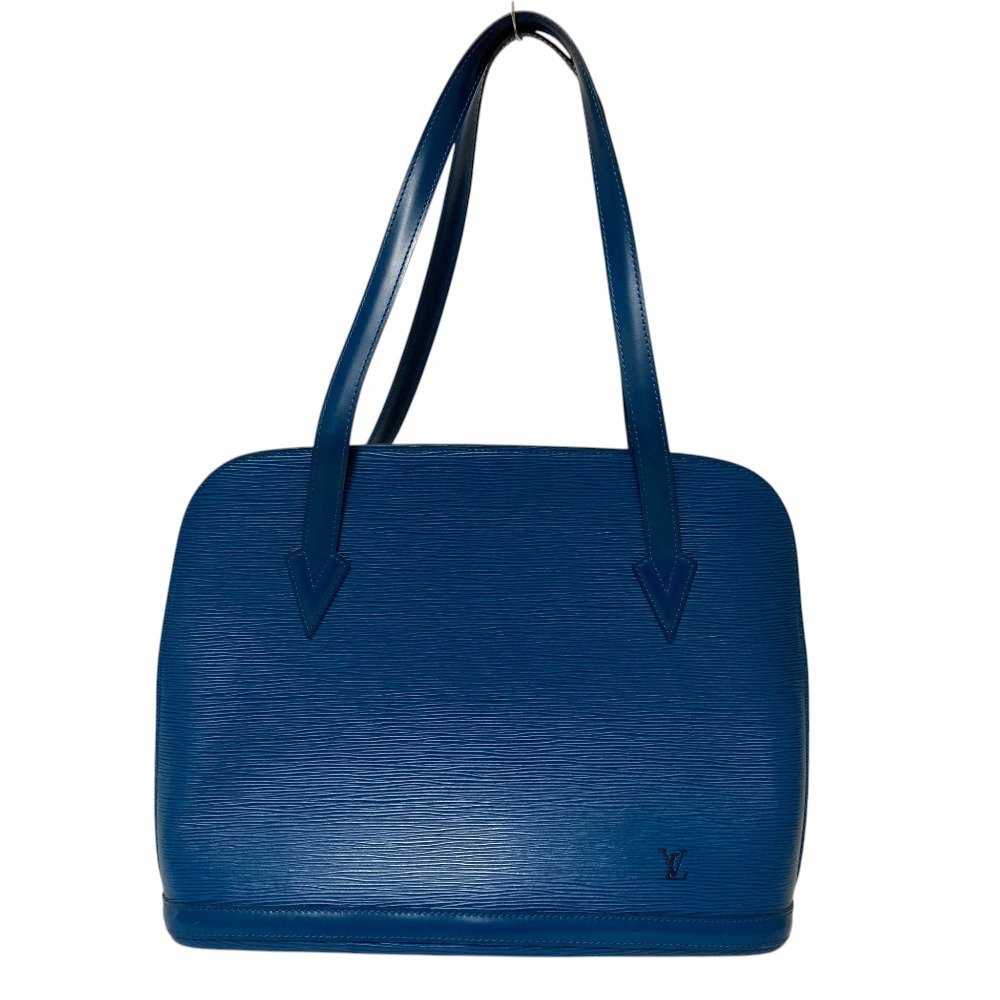 【中古】良品 LOUIS VUITTON ルイヴィトン エピ リュサック トートバッグ M52285 トレドブルー レディース Luxs ブランド古着のリュクス｜Luxs（ブランド古着のリュクス）