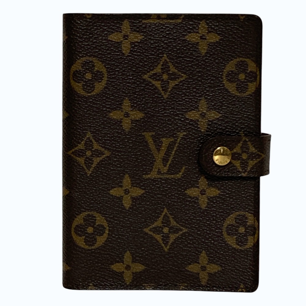 【中古】美品 LOUIS VUITTON ルイヴィトン アジェンダPM モノグラム 手帳カバー R20005 ブラウン レディース Luxs ブランド古着のリュクス|Luxs(ブランド古着のリュクス)