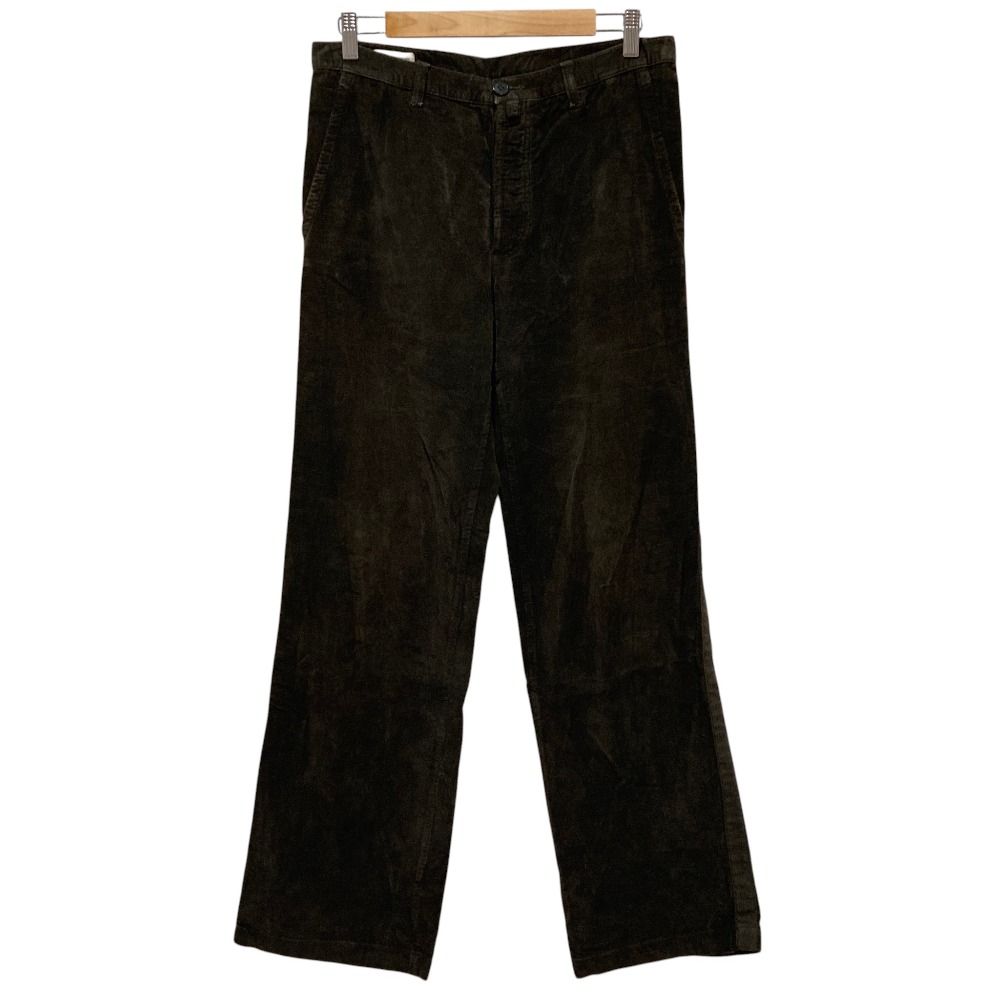 【中古】 Dries Van Noten ドリスヴァンノッテン サイドライン ベルベットパンツ 46 ブラウン メンズ Luxs ブランド古着のリュクス｜Luxs（ブランド古着のリュクス）