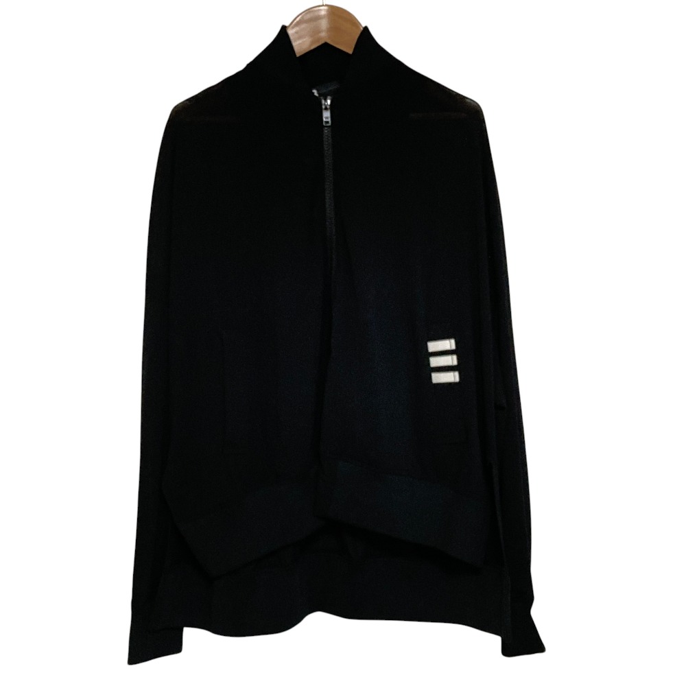 【中古】美品 Y-3 adidas YohjiYamamoto ワイスリー アディダス ヨウジヤマモト シアーストレッチボンバージャケット サイズXS ブラック レディース Luxs ブランド古着のリュクス｜Luxs（ブランド古着のリュクス）