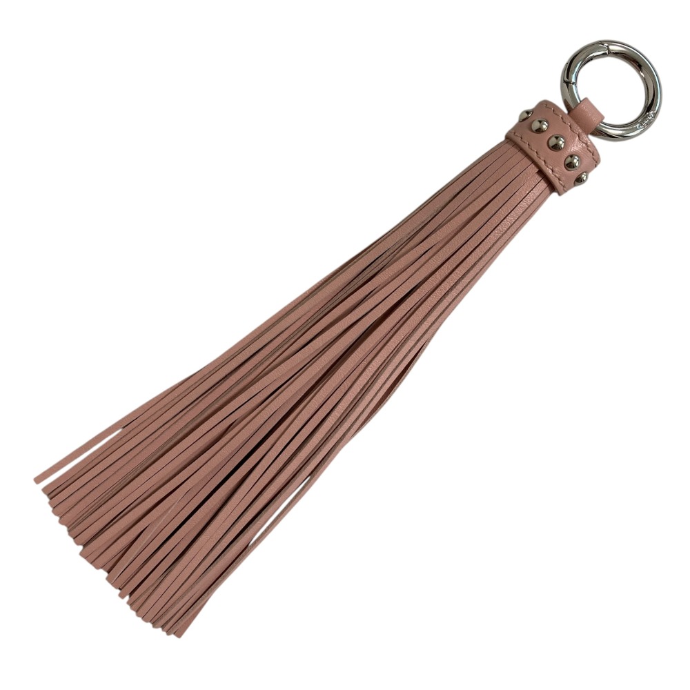 【中古】新品同様 J&M DAVIDSON ジェイアンドエムデヴィッドソン TASSEL CHARM WITH STUDS スタッズ タッセルチャーム 32990079 ピンク レディース Luxs ブランド古着のリュクス｜Luxs（ブランド古着のリュクス）
