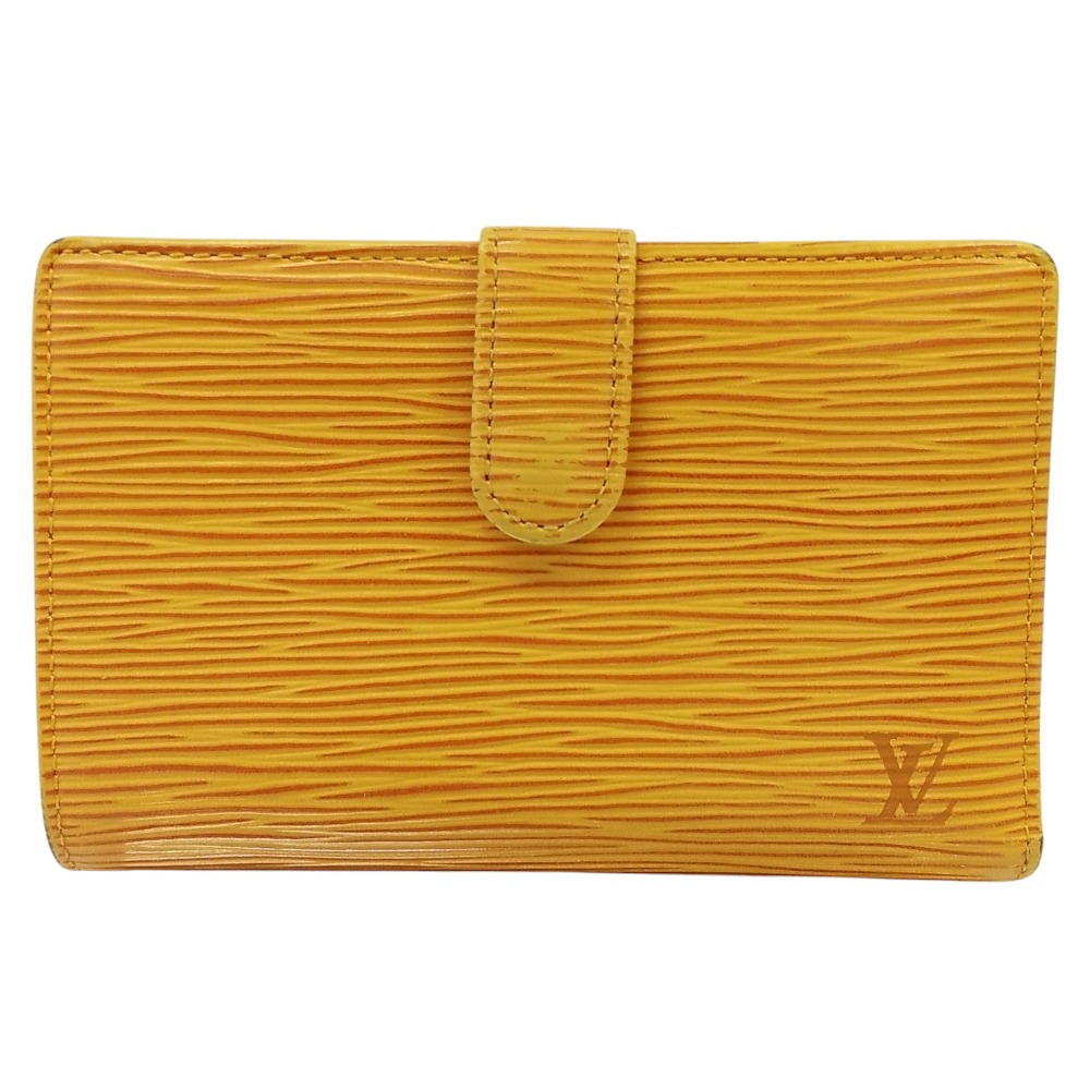 【中古】良品 LOUIS VUITTON ルイヴィトン エピ ポルトモネ ビエ ヴィエノワ 二つ折り 財布 ウォレット M63249 タッシリイエロー レディース Luxs ブランド古着のリュクス｜Luxs（ブランド古着のリュクス）