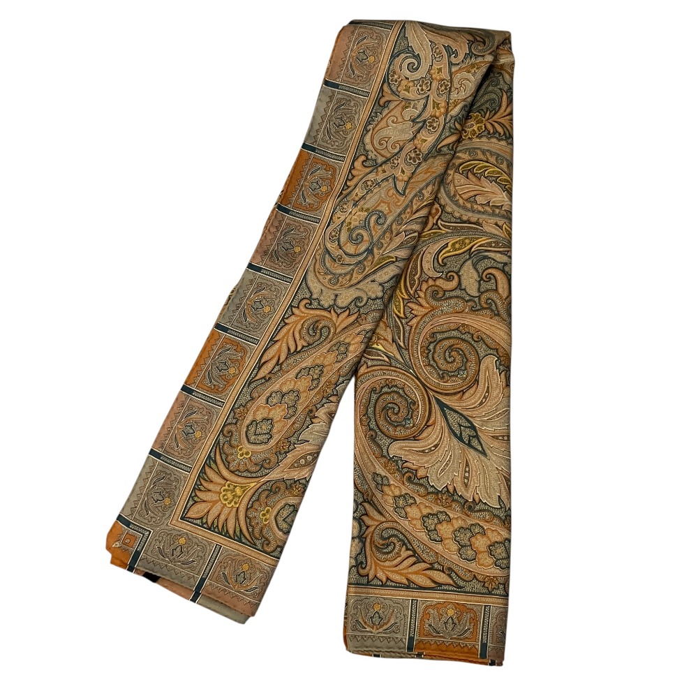 【中古】美品 ETRO エトロ ペイズリー柄 ウールシルク 大判ストール ショール ベージュ レディース Luxs ブランド古着のリュクス｜Luxs（ブランド古着のリュクス）