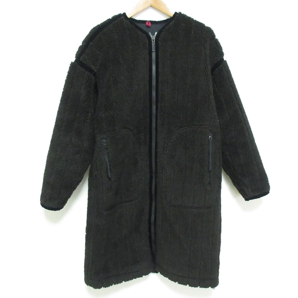 【中古】良品 Y(dot) BY NORDISK ワイドットバイノルディスク ボアコート YL97004 サイズM ブラック レディース Luxs ブランド古着のリュクス｜Luxs（ブランド古着のリュクス）