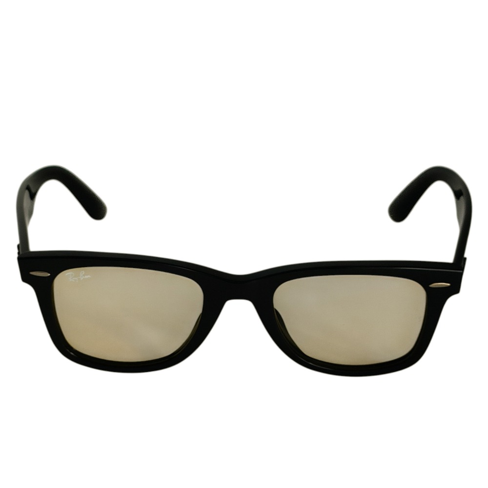 【中古】良品 Ray-Ban レイバン ウェイファーラー セルフレーム サングラス 眼鏡 アイウェア RB2140-F 52□22-150 ブラック イエロー メンズ Luxs ブランド古着のリュクス｜Luxs（ブランド古着のリュクス）