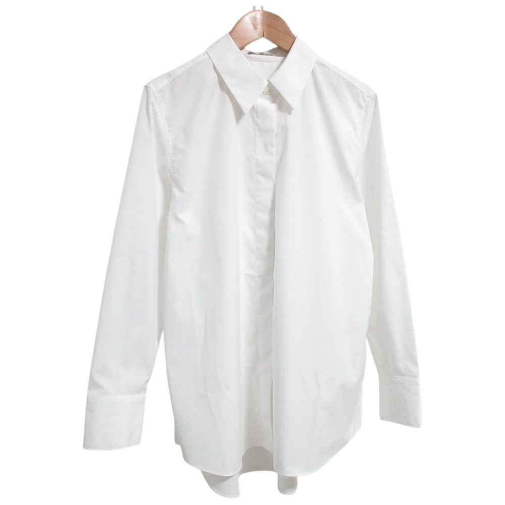 【中古】未使用 24SS Theory luxe セオリーリュクス LUXE COTTON ブラウス シャツ 38サイズ ホワイト レディース Luxs ブランド古着のリュクス|Luxs(ブランド古着のリュクス)