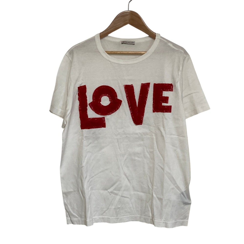 【中古】良品 MONCLER モンクレール ジーニアス2 1952 LOVE Tシャツ カットソー サイズXS ホワイト レディース Luxs ブランド古着のリュクス｜Luxs（ブランド古着のリュクス） 18,075円