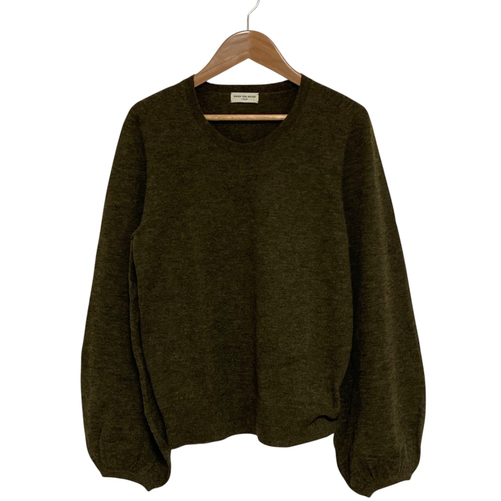 【中古】美品 Dries Van Noten ドリスヴァンノッテン アルパカブレンド ニットセーター S カーキ レディース Luxs ブランド古着のリュクス｜Luxs（ブランド古着のリュクス） 10,996円