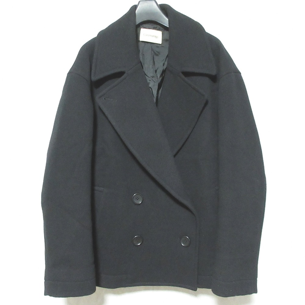 【中古】美品 Curensology カレンソロジー オーラピーコート CL307135ER サイズF ブラック レディース Luxs ブランド古着のリュクス｜Luxs（ブランド古着のリュクス）