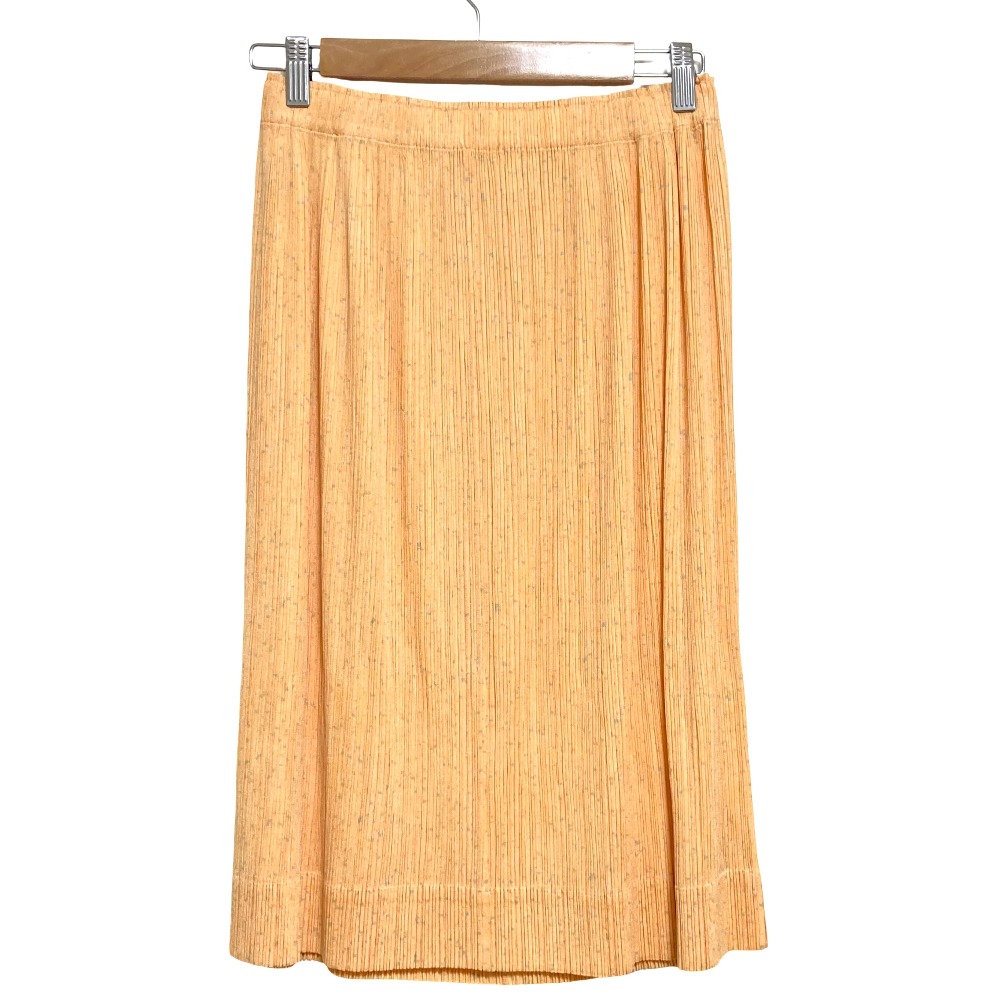 【中古】美品 PLEATS PLEASE ISSEY MIYAKE プリーツプリーズ イッセイミヤケ マーブルドットプリント イージースカート PP81-JG166 5 オレンジ レディース Luxs ブランド古着のリュクス｜Luxs（ブランド古着のリュクス） 10,551円