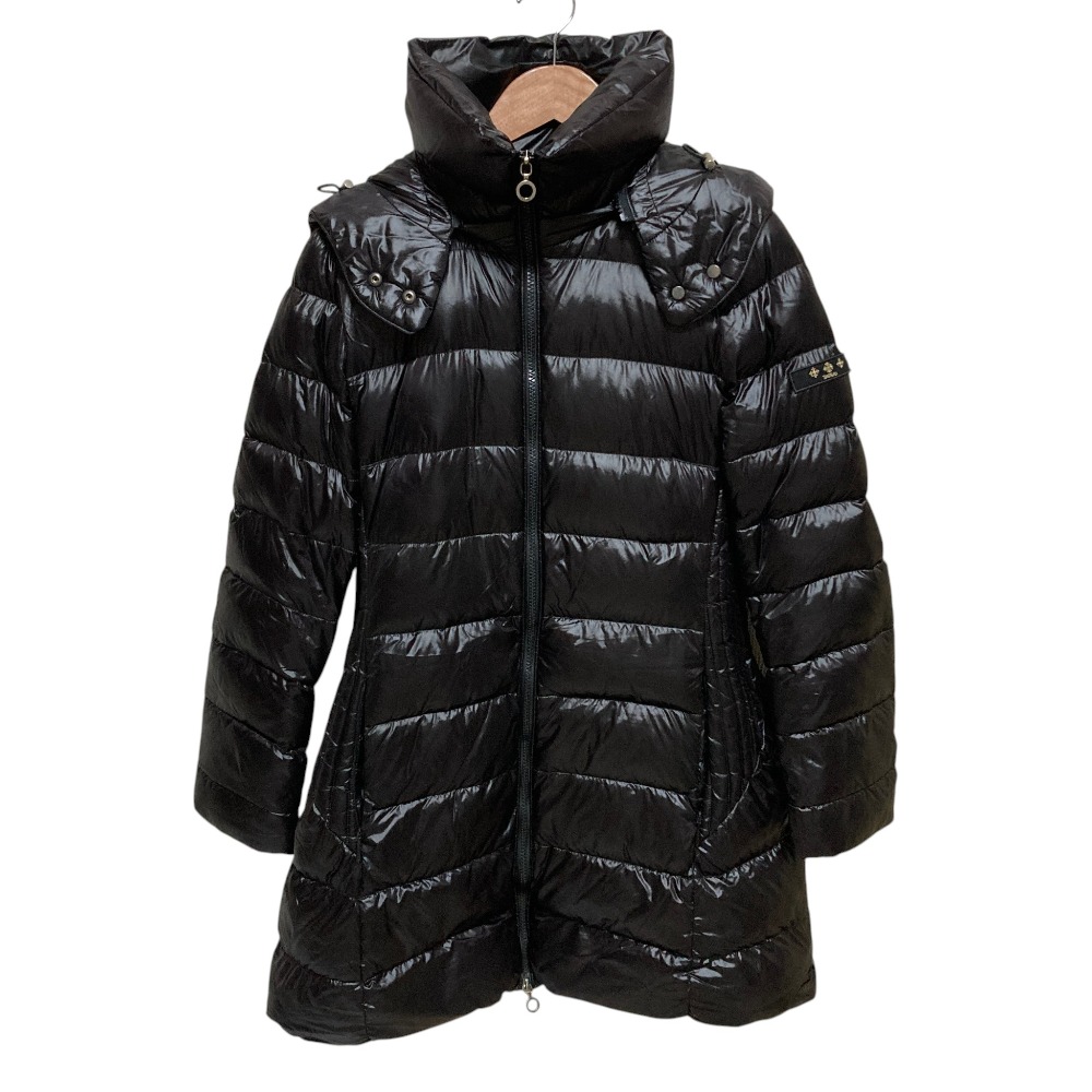 【中古】良品 TATRAS タトラス BABILA バビラ フーデッド ダウンコート 3 ブラック レディース Luxs ブランド古着のリュクス|Luxs(ブランド古着のリュクス)