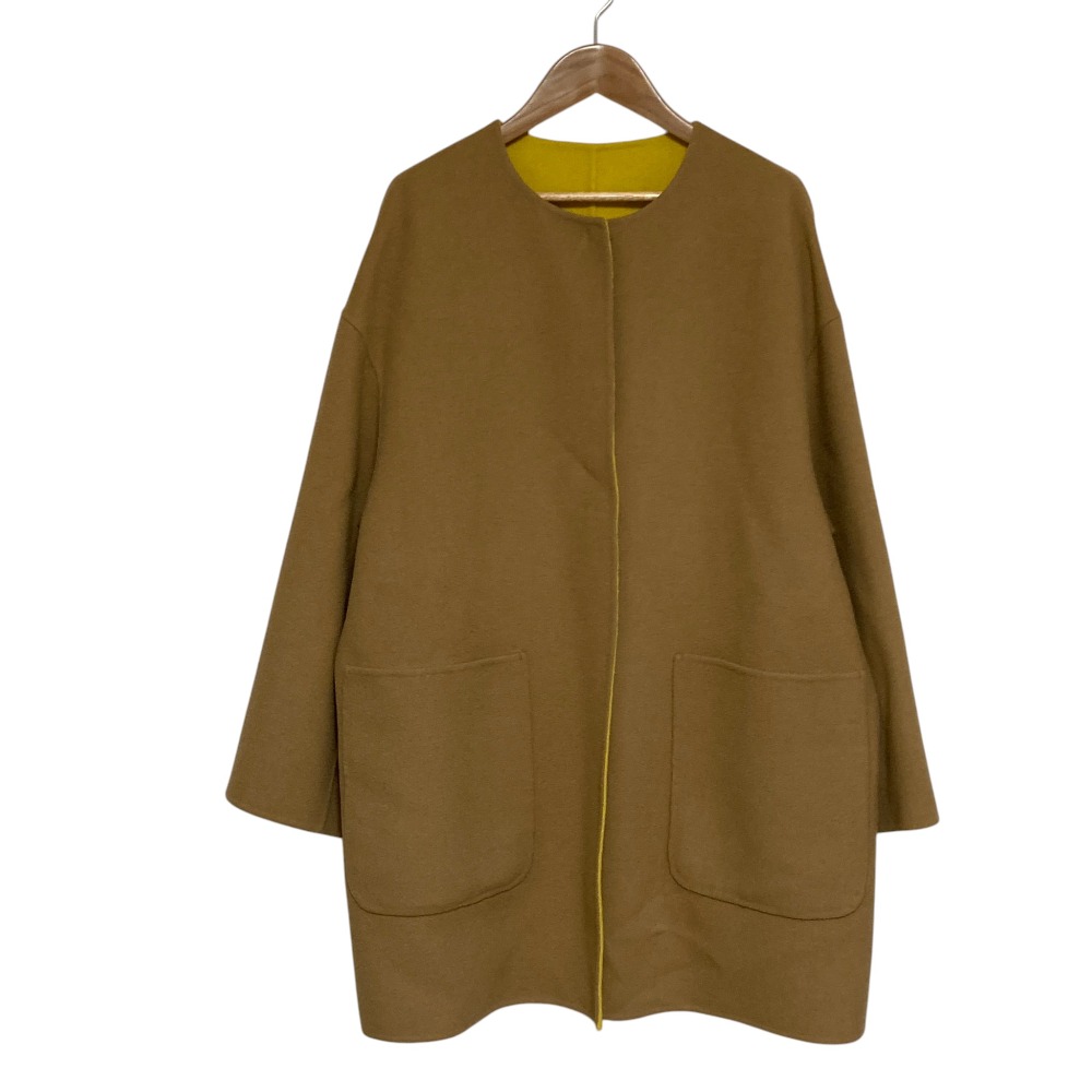 【中古】良品 UNITED ARROWS ユナイテッドアローズ リバーシブル リバーミドルコート 1525-199-4140 サイズ38 ベージュ イエロー レディース Luxs ブランド古着のリュクス|Luxs(ブランド古着のリュクス)
