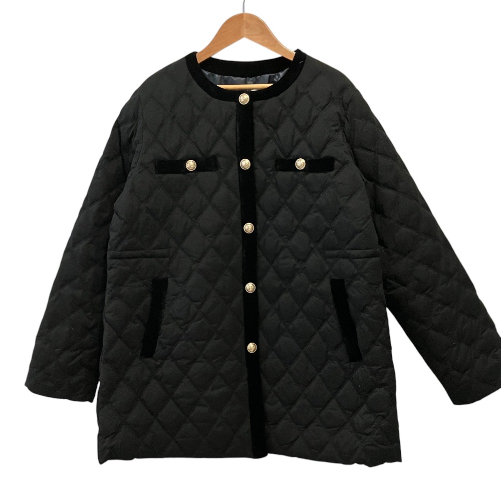 【中古】美品 Herlipto ハーリップトゥ Liora Quilted Down Jacket ダウンジャケット 1254307140 サイズM ブラック レディース Luxs ブランド古着のリュクス｜Luxs（ブランド古着のリュクス）