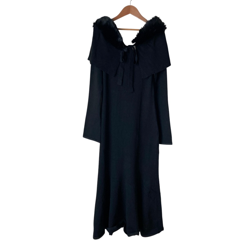 【中古】未使用 Her lip to ハーリップトゥ Ritz Faux Fur Mermaid Dress ワンピース 1234205154 サイズS ブラック レディース Luxs ブランド古着のリュクス|Luxs(ブランド古着のリュクス)