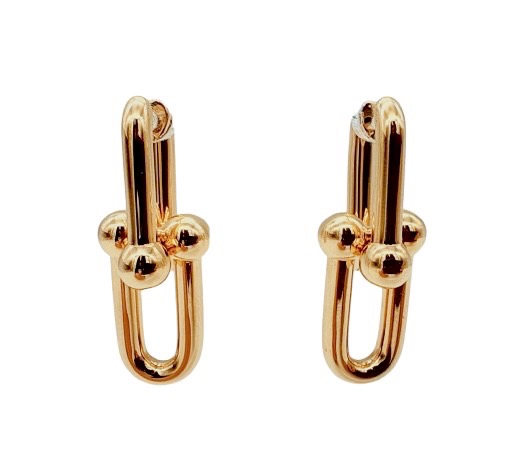 楽天市場】ティファニー ハードウェア ミディアムリンク K18ローズ