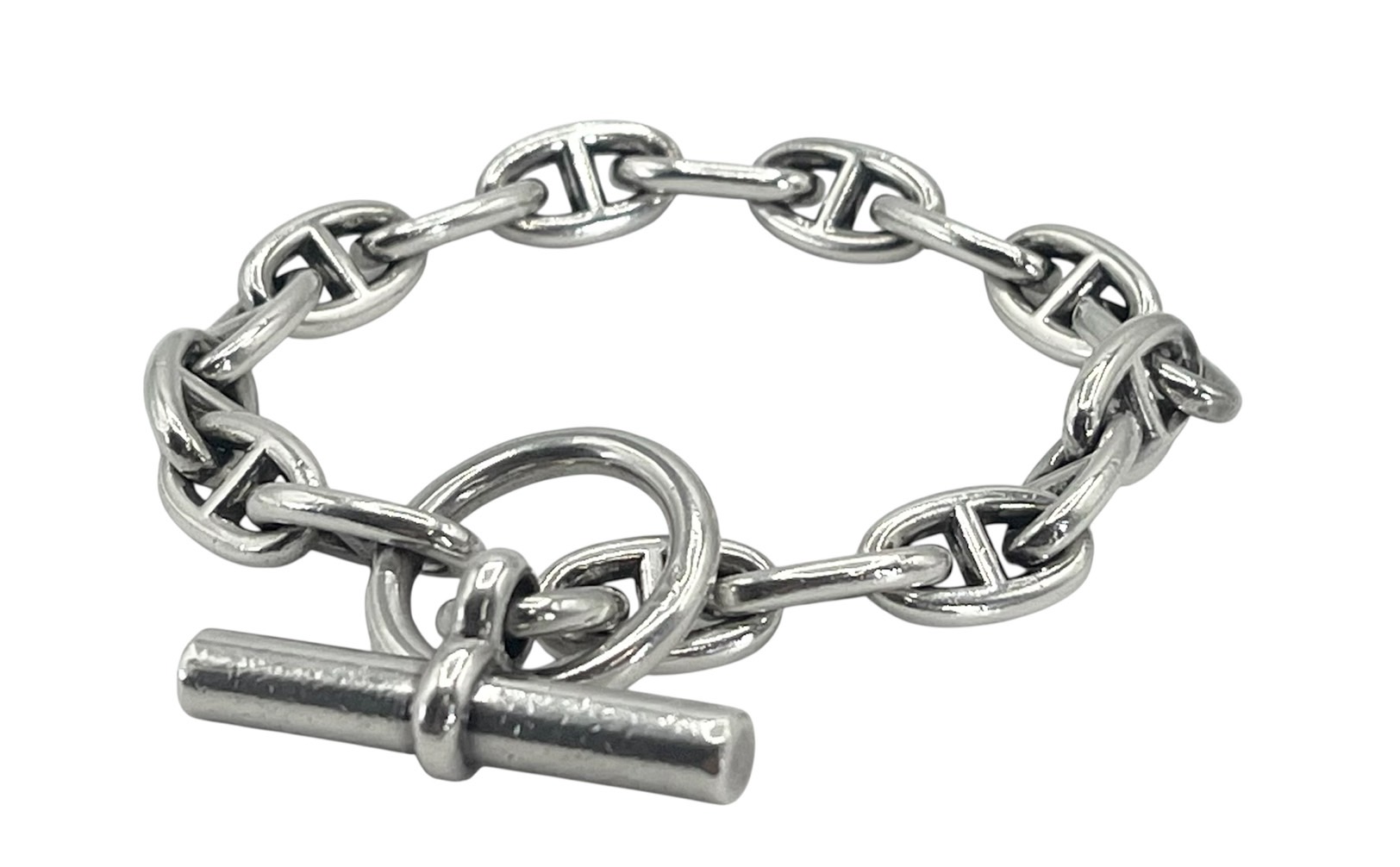 楽天市場】HERMES エルメス ブレスレット シェーヌダンクル PM 16コマ