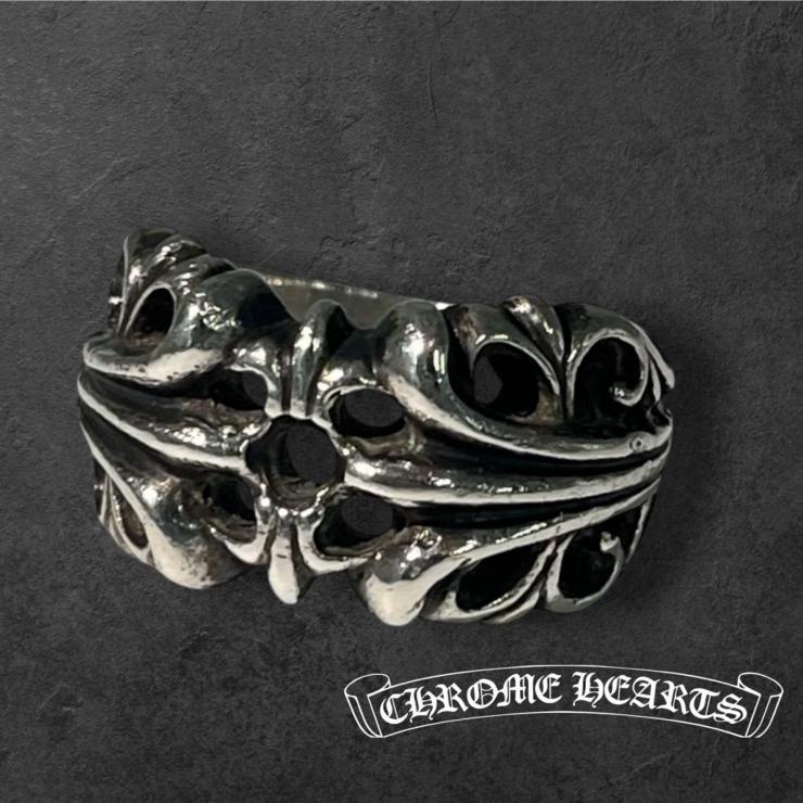CHROME HEARTS クロムハーツ K\u0026T KT輪っか 指環 しろがね色 16.5号 ★美品★