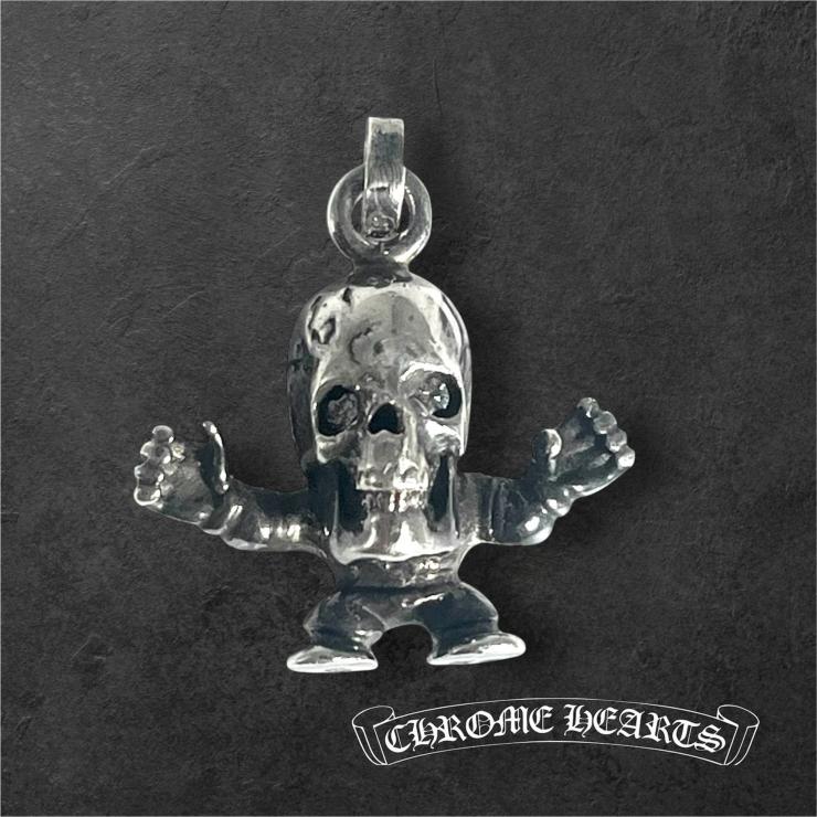 CHROME HEARTS クロムハーツ TINY FOTI HARRIS TEETER 2P DIA フォティ タイニーハリスティータ 金剛石 惹き付ける シャンデリヤいの一番 しろがね色 925 ★一般受け高騰中★