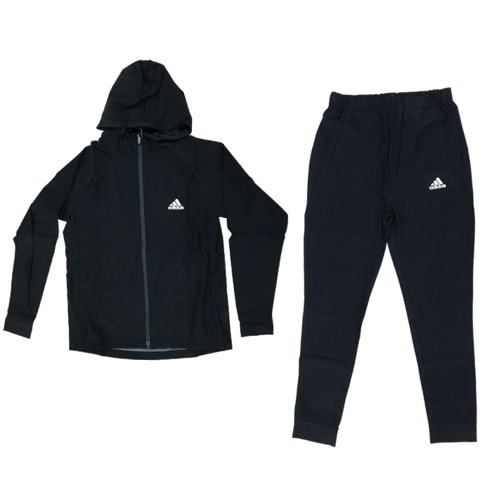 交換無料！ ≪ポイント2倍+クーポン 7 26 1:59迄≫アディダス adidas サウナスーツ 上下セット ダイエット 発汗 トレーニングウエア メンズ  レディース ブラック 正規品 大人 qdtek.vn