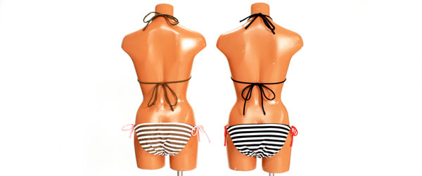 ダズリン 女性 Dazzlin レディース ドット ボーダー ダズリン 女性 三角ビキニ 父の日 Boxer Inner 正規品 水着 正規品 ダズリン ブランド ドット ボーダー三角ビキニ Dazzlin ラグジュリアス